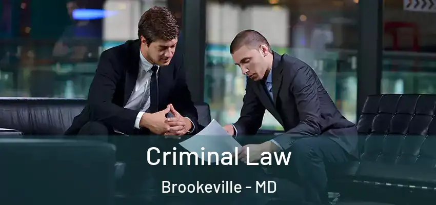 Criminal Law Brookeville - MD