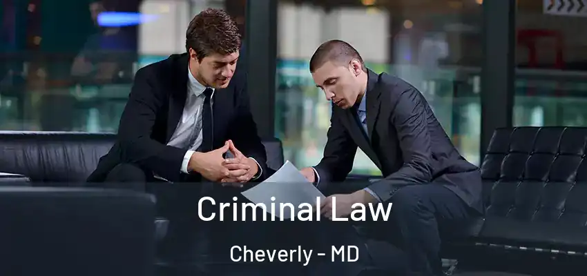  Criminal Law Cheverly - MD