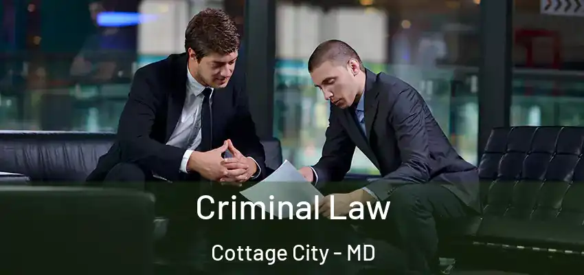 Criminal Law Cottage City - MD