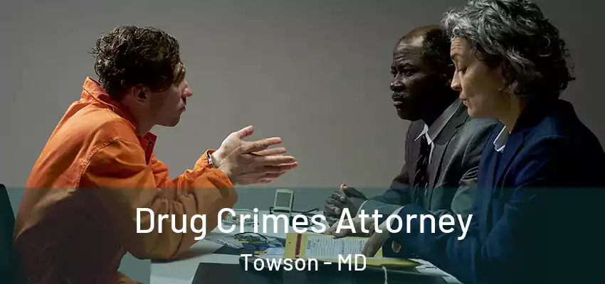  Drug Crimes Attorney Towson - MD