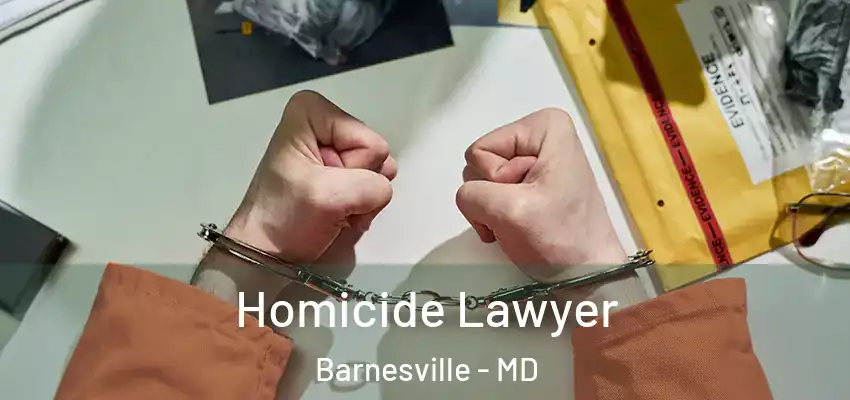  Homicide Lawyer Barnesville - MD