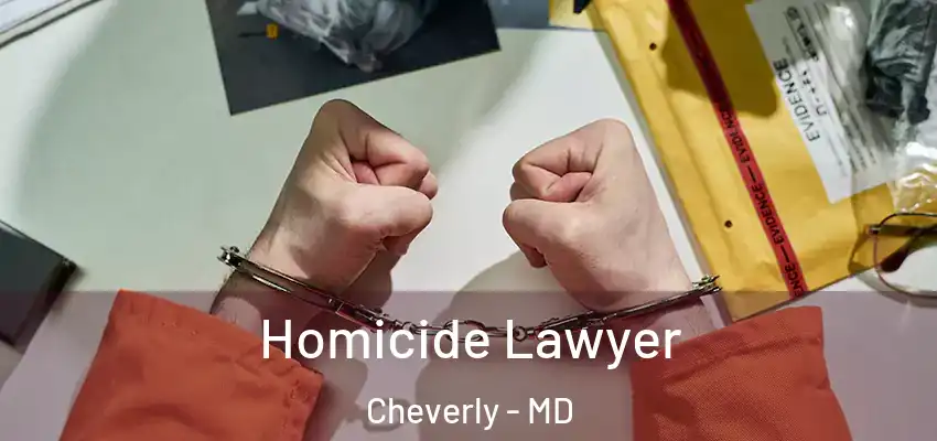 Homicide Lawyer Cheverly - MD