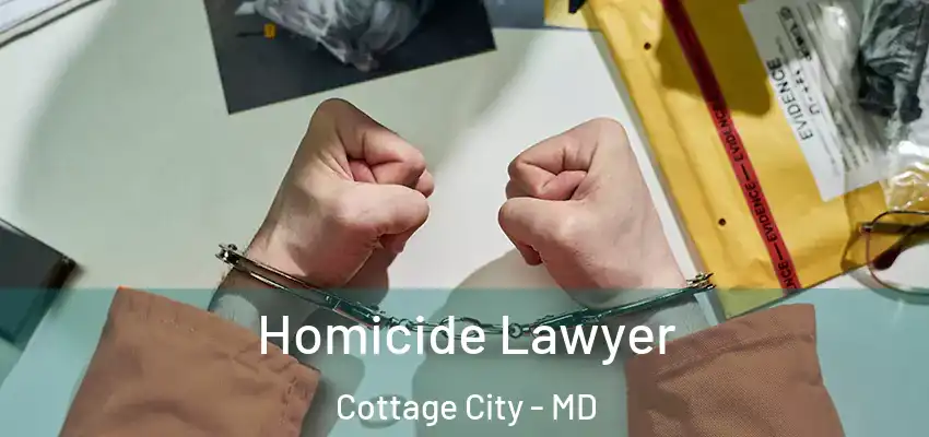 Homicide Lawyer Cottage City - MD