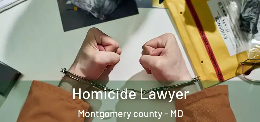  Homicide Lawyer Montgomery County - MD