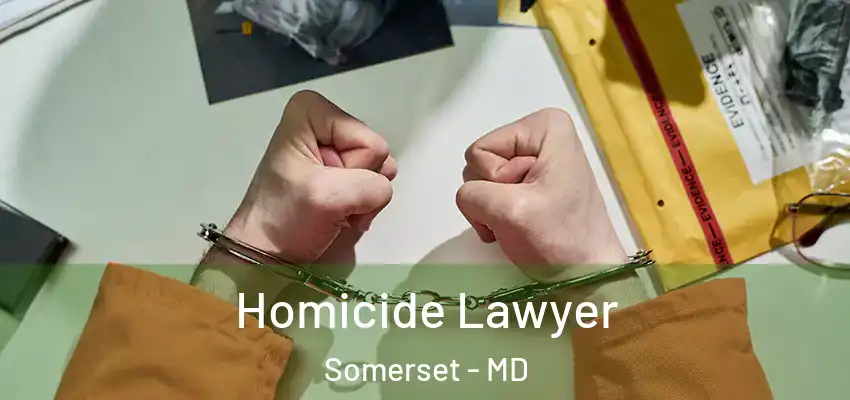  Homicide Lawyer Somerset - MD