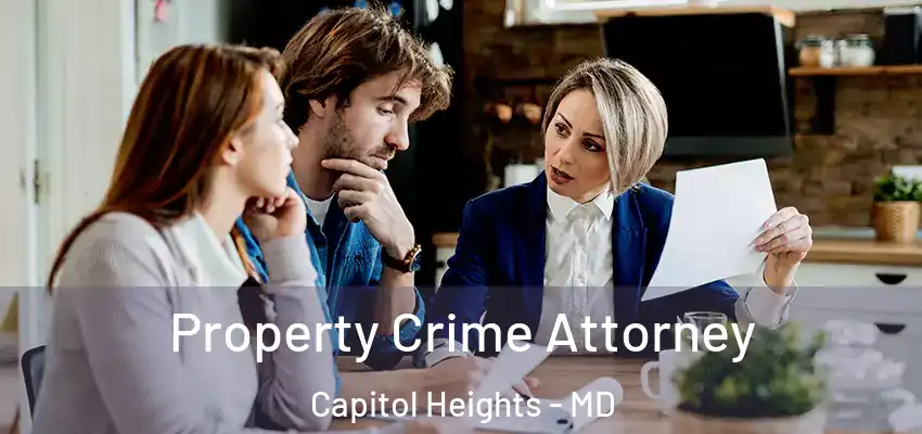  Property Crime Attorney Capitol Heights - MD