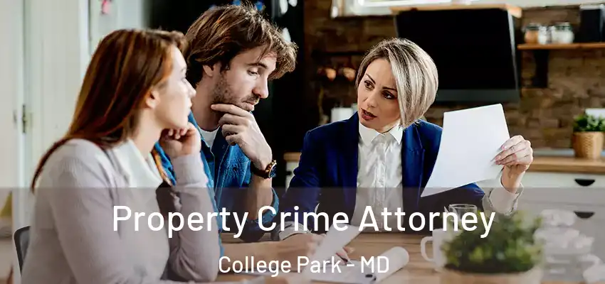  Property Crime Attorney College Park - MD